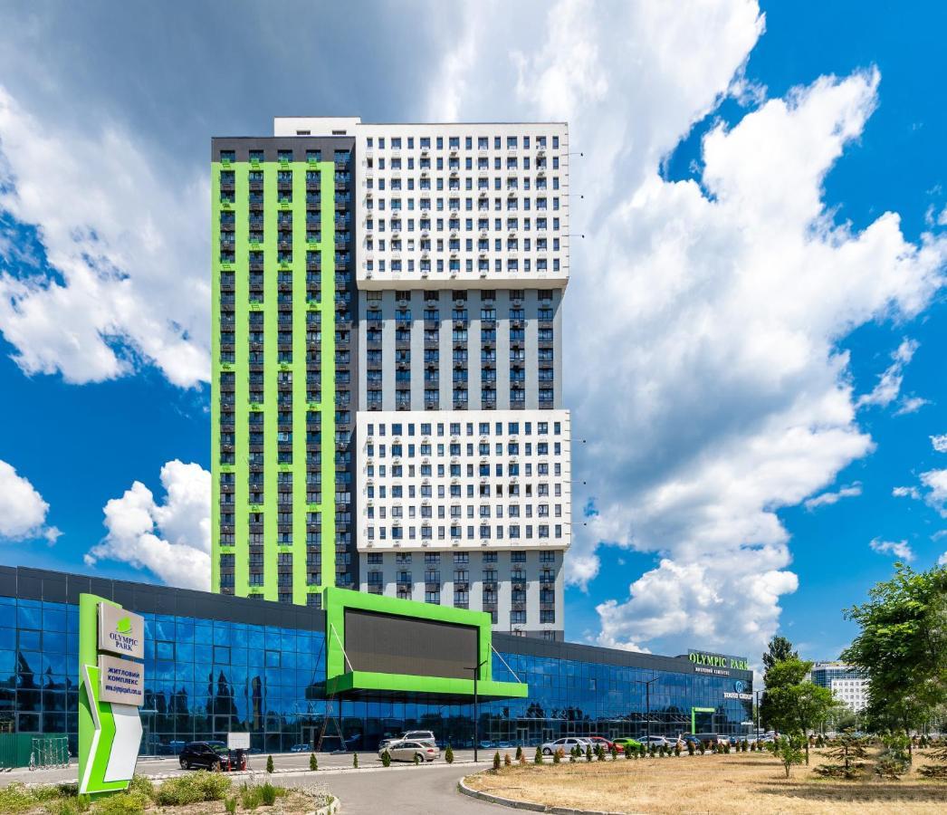 Flatrent Olympic Park, Метро Бориспільська Поруч! Kiev Bagian luar foto